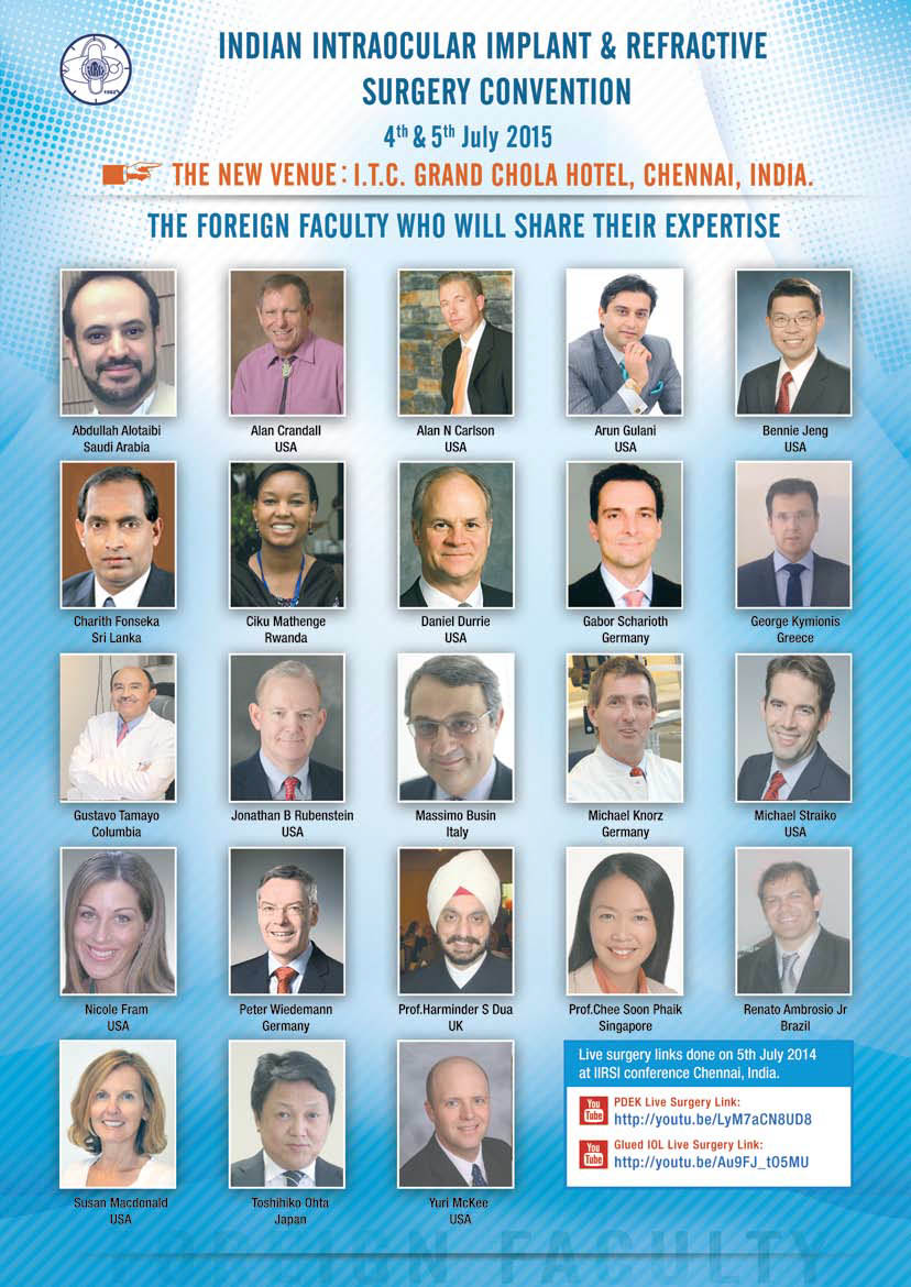 Indian Intraocular Implant & Refractive Surgery Convention