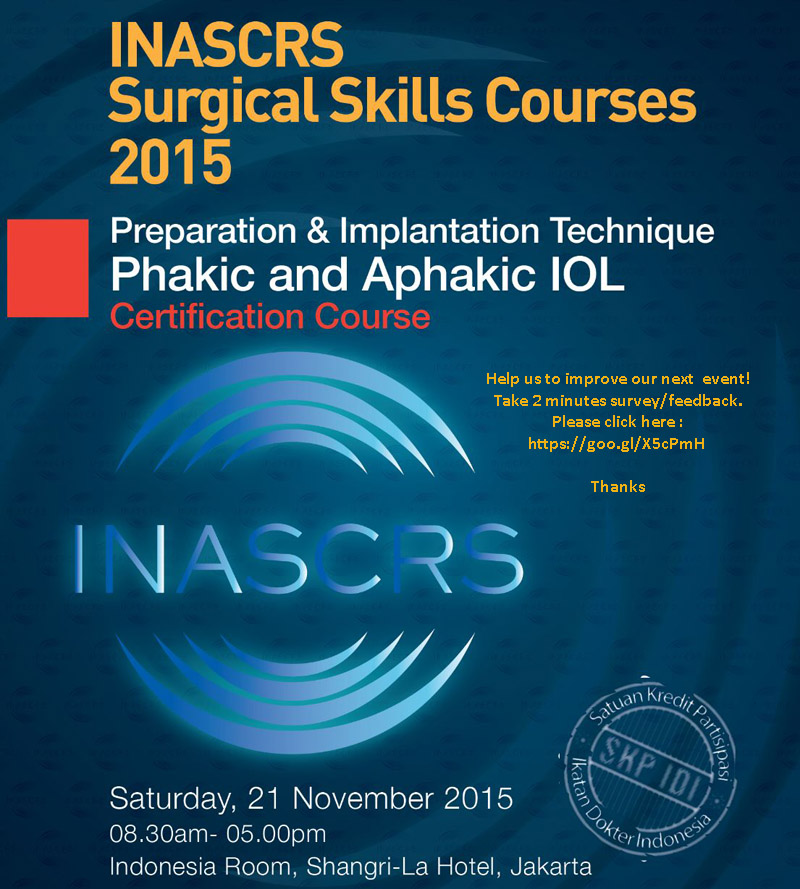 Inascrs Surgical Skills Courses 2015